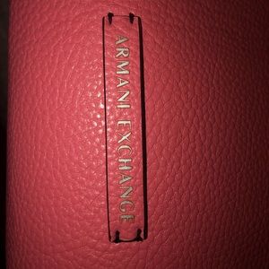 A/X Armani Exchange tote bag Reversible Pink/Tan